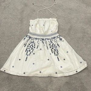 abercrombie and fitch size extra small tie halter neck dress